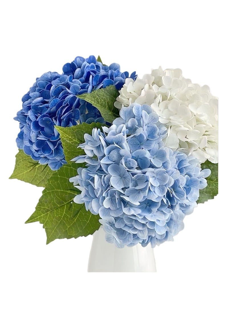 3 قطع زهور الأرجواني اصطناعية لمسة حقيقية - متنوعة الألوان - Image 1